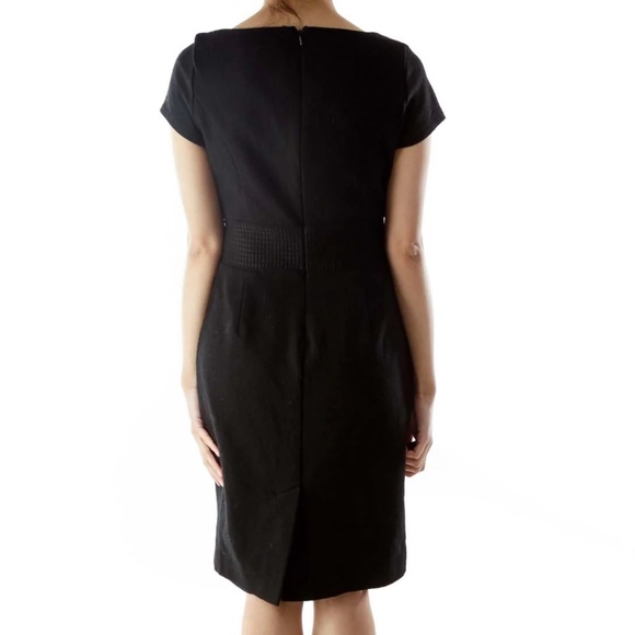 Banana Republic Y2K Mini Dress LBD Wool Business Casual Old money Minimalist 2 - Picture 3 of 15